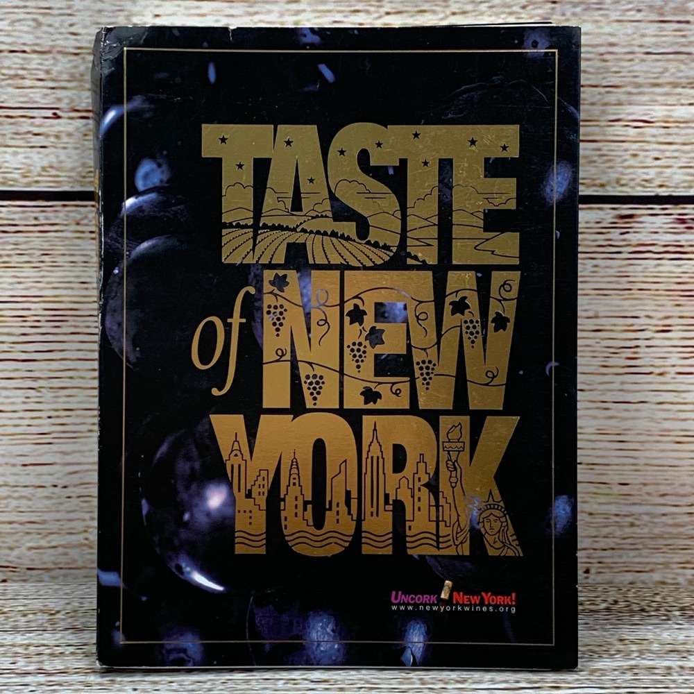 Taste‎ of New York Cookbook Spiral Bound Vintage Recipes Food Wine {Spiral 1996]